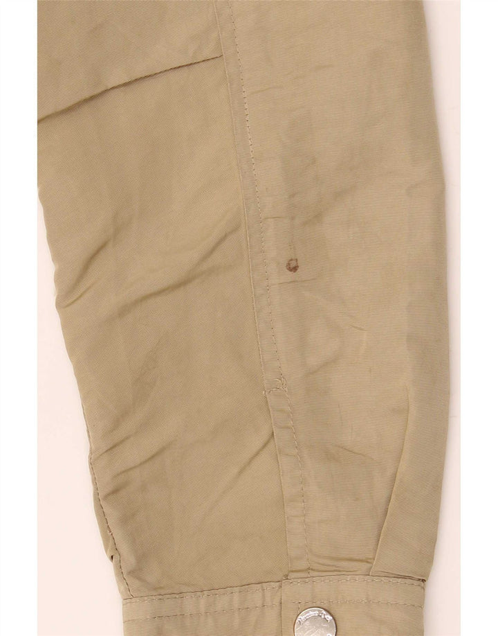 Jachetă parka supradimensionată cu glugă Massimo Dutti pentru femei UK 6 XS kaki