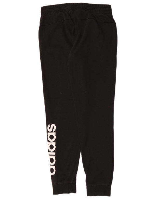 Pantaloni de trening cu grafic pentru femei Adidas Pantaloni de jogging UK 12/14 Medium Black