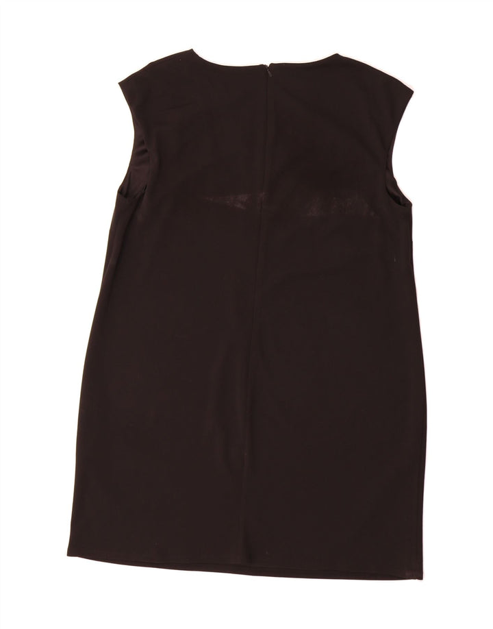 MONSOON Womens Sleeveless Sheath Dress UK 18 XL Black Polyester Vintage Monsoon and Second-Hand Monsoon from Messina Hembry 