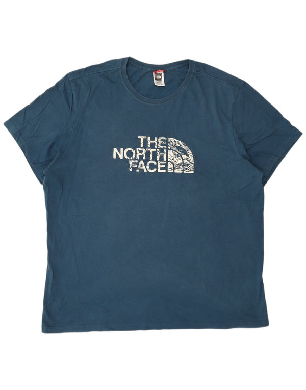 Tricou grafic pentru bărbați The North Face Top 2XL Bumbac bleumarin