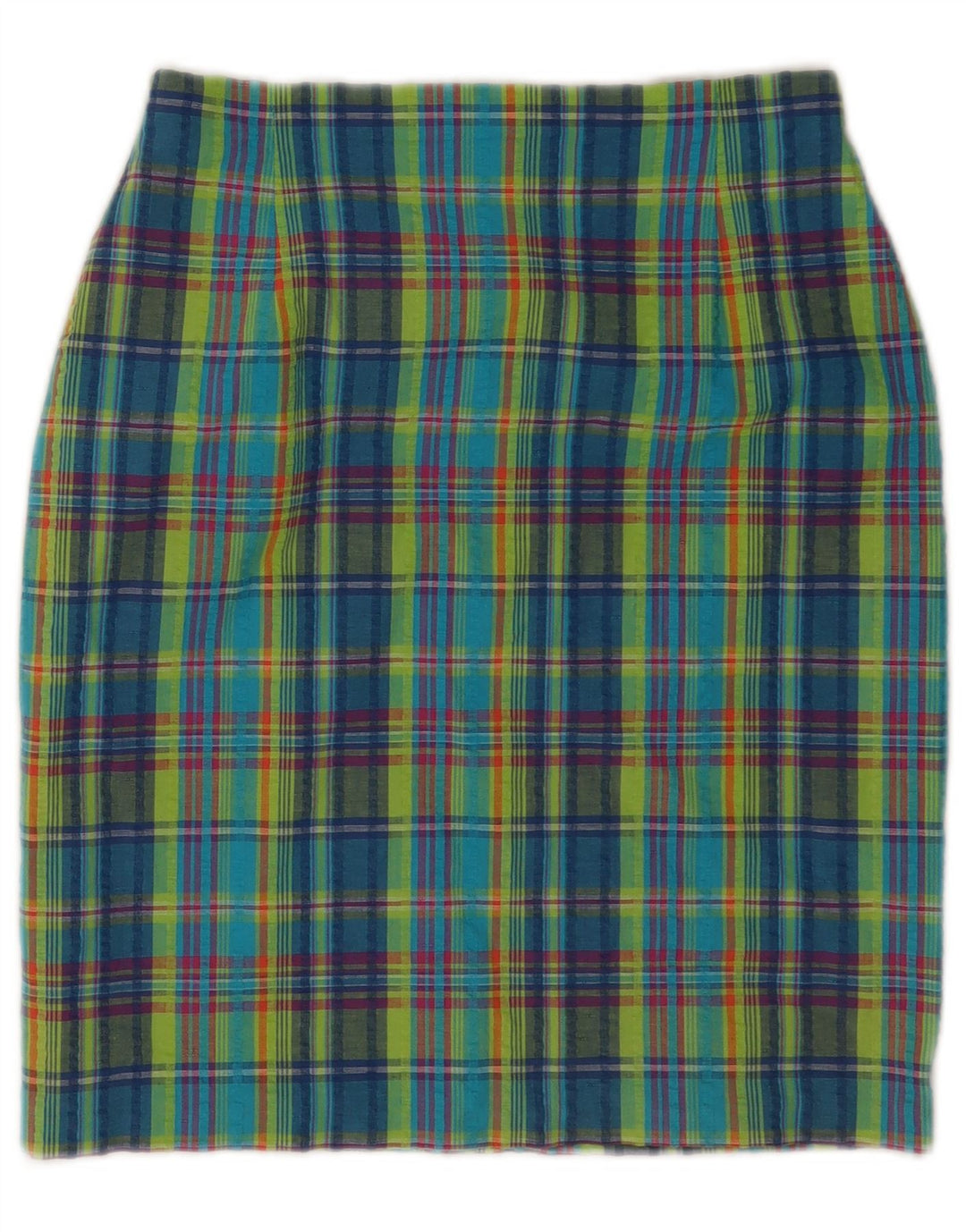 Fusta creion pentru femei Marks & Spencer UK 12 Medium W26 Check multicolor