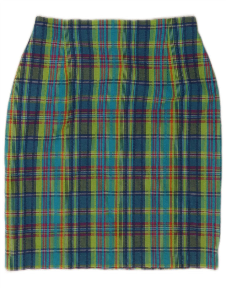 Fusta creion pentru femei Marks & Spencer UK 12 Medium W26 Check multicolor