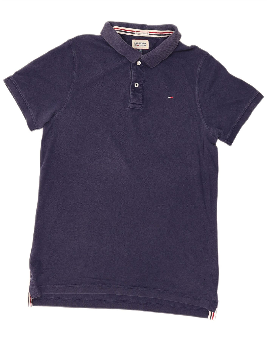 TOMMY HILFIGER Tricou polo pentru bărbați XL, bumbac bleumarin