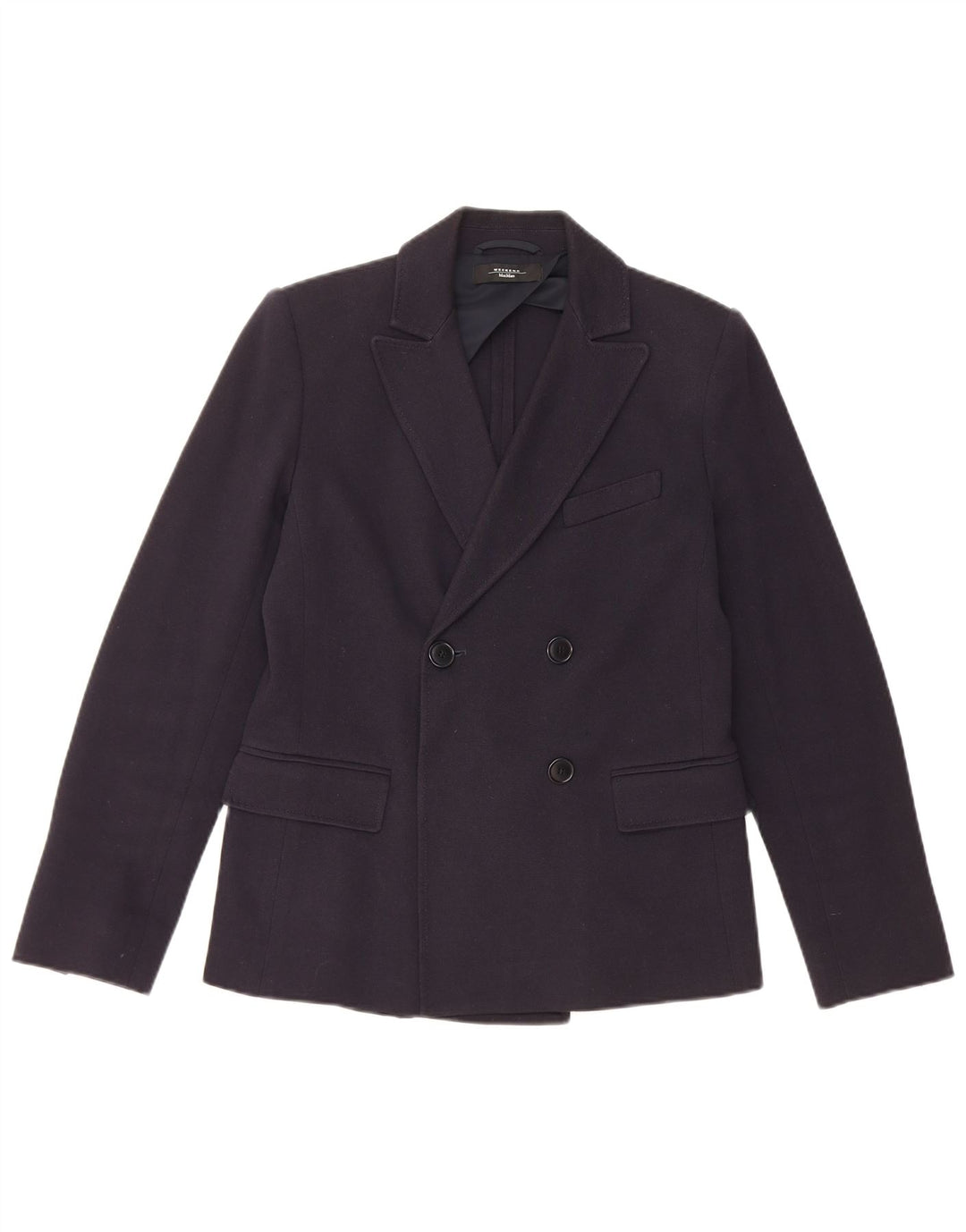 Max Mara Jachetă Blazer pentru Femei Weekend Dublu Breasted UK 10 Mic Bleumarin