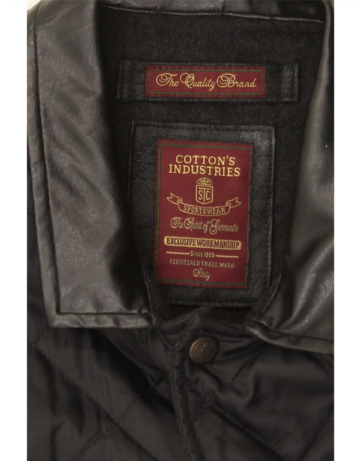 Gilet matlasat pentru bărbați Cotton's Industries UK 38 Medium Black