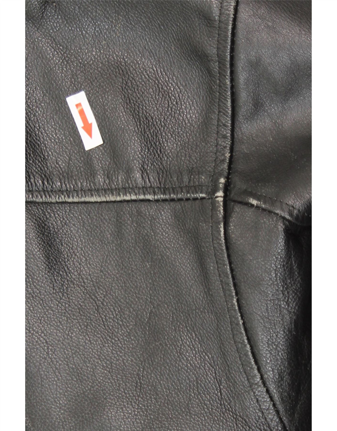 Geacă din piele vintage pentru bărbați IT 54 2XL din piele neagră