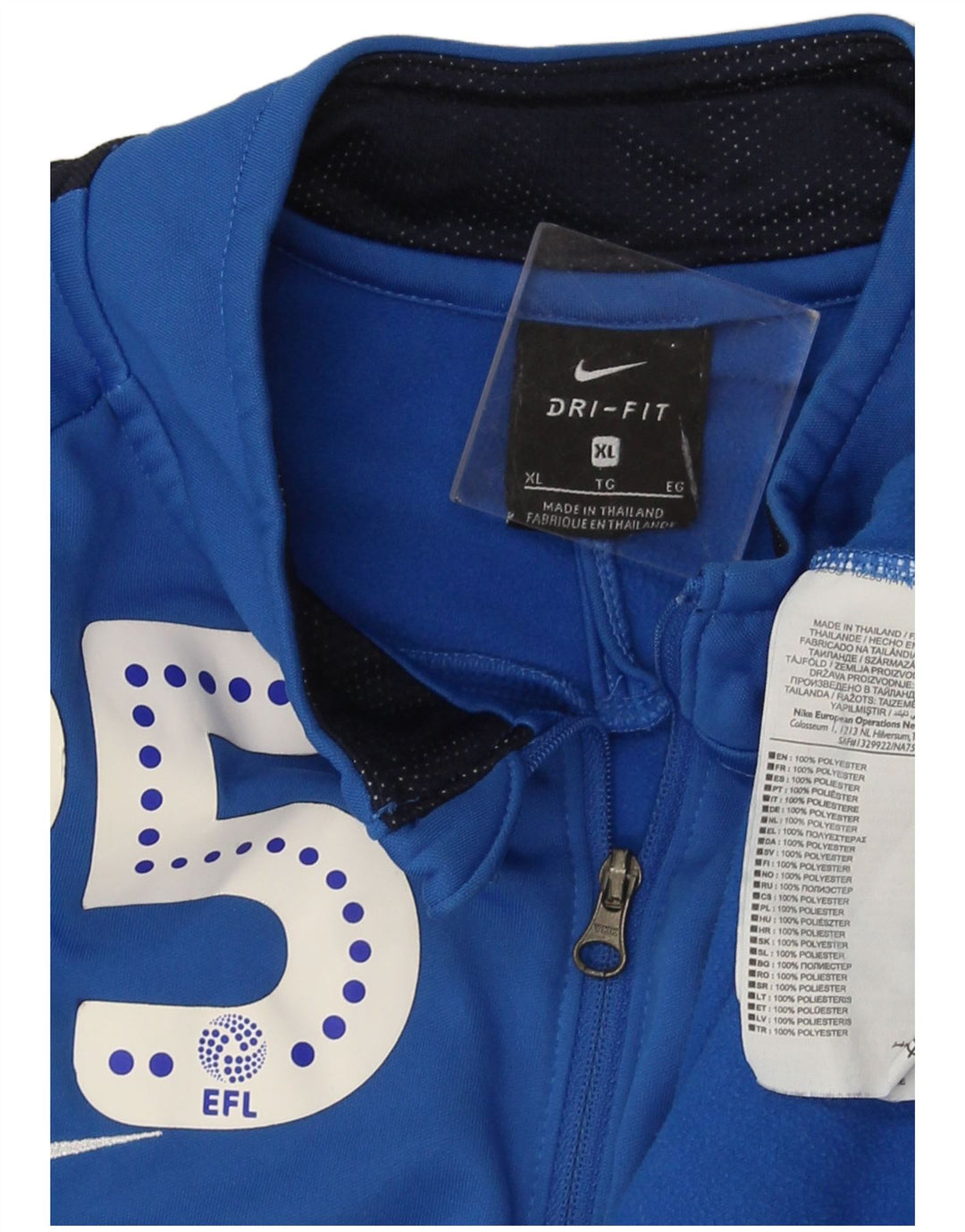 Trening pentru bărbați Dri Fit Graphic Pulover Top XL, albastru, bloc de culoare