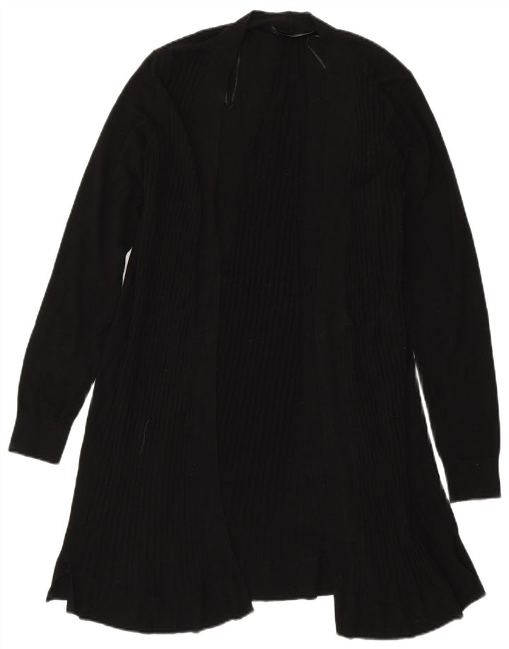 Pulover cardigan deschis pentru femei Marks & Spencer UK 14 Medium Negru