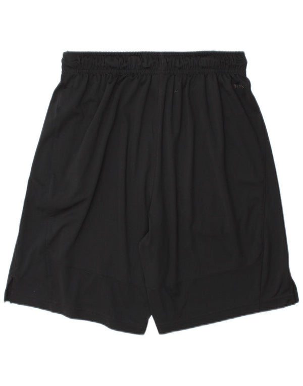 Pantaloni scurți sport Nike Dri Fit pentru bărbați, poliester mediu negru