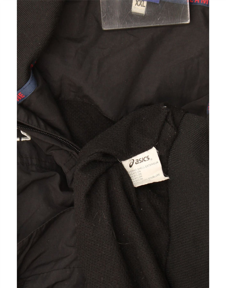 Jachetă Bomber pentru bărbați Asics UK 44 2XL Nylon negru