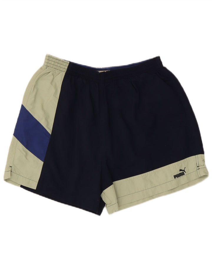 Pantaloni scurți sport PUMA pentru bărbați, XL, bleumarin, color block