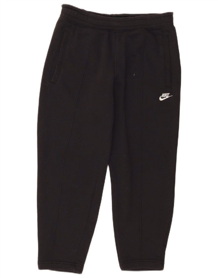 Pantaloni de trening Nike pentru bărbați, bumbac mediu negru