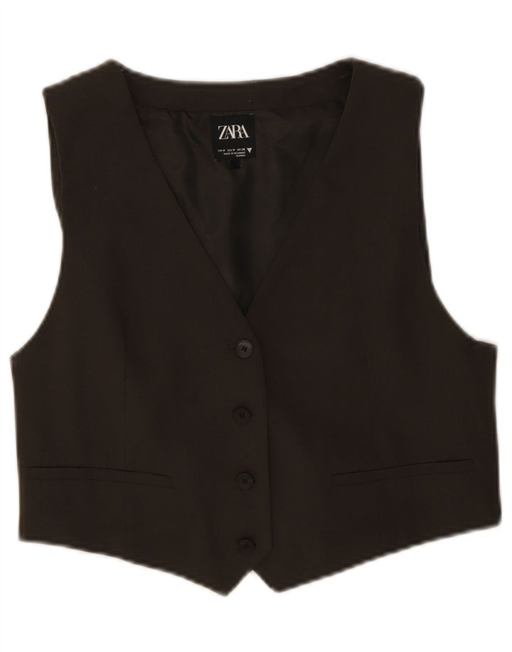 Vestă pentru femei Zara UK 12 Medium Kaki Poliester