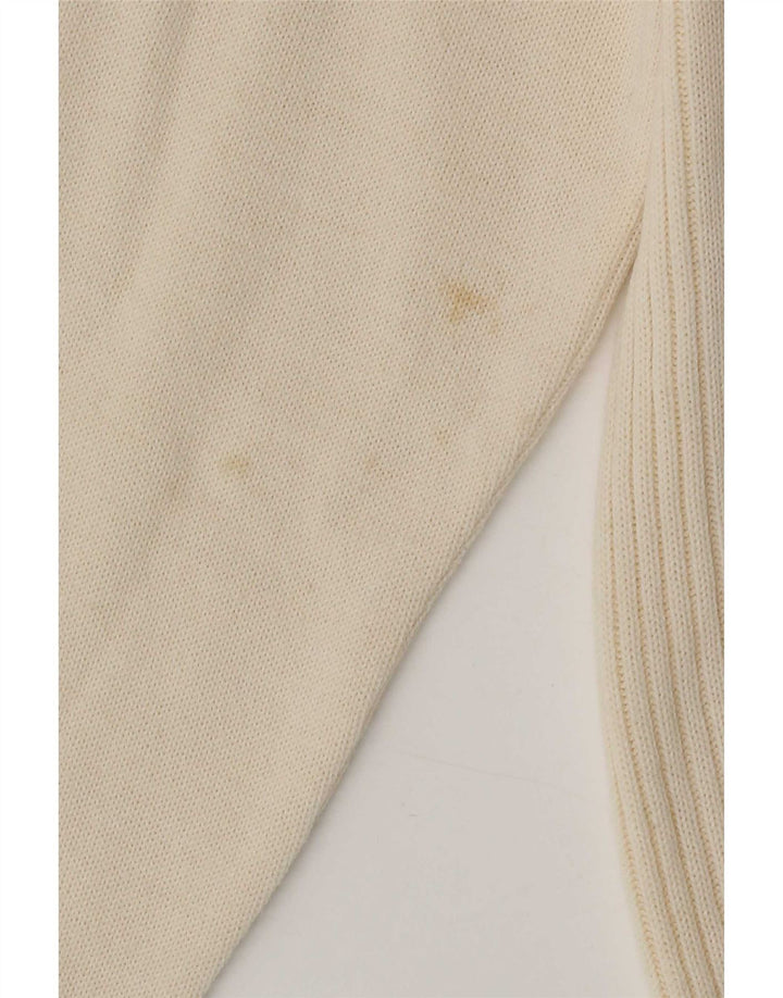Pulover cardigan pentru femei Lucia UK 14 Poliacrilic alb mediu
