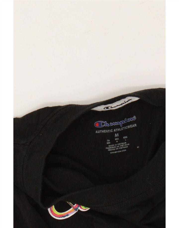 Tricou grafic Champion pentru femei Top UK 12 Medium Black
