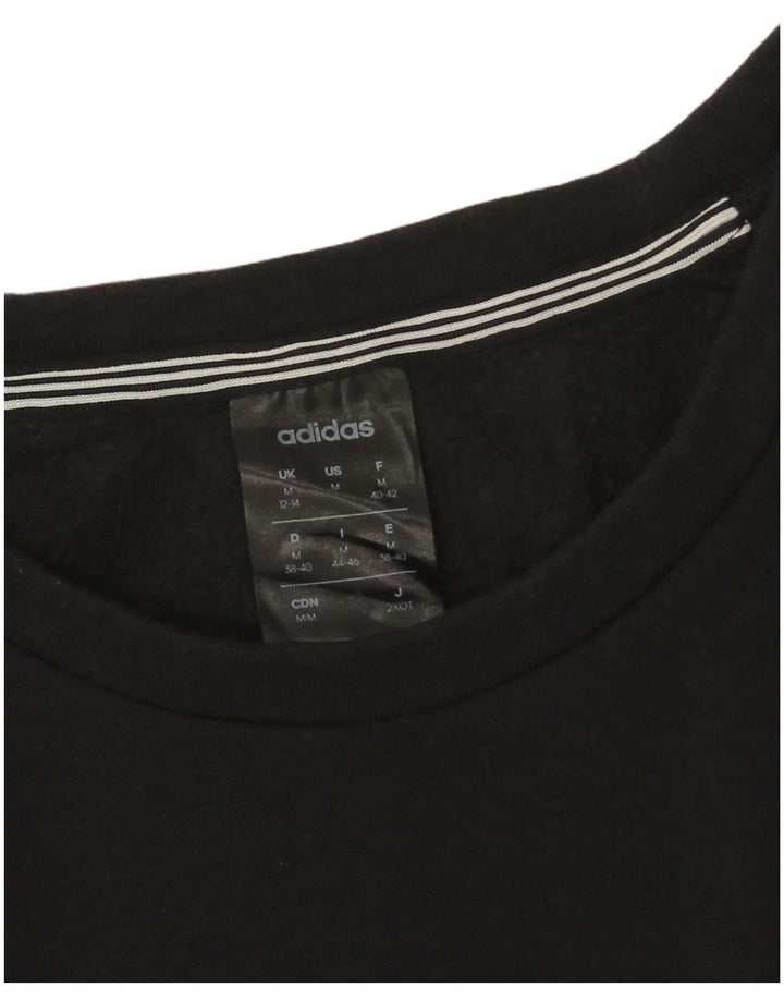 Pulover adidas pentru femei UK 12/14 bumbac mediu negru