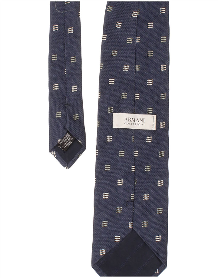 Armani Collezioni Cravată Bărbați Mărime Unică Albastru Geometric Silk Classic