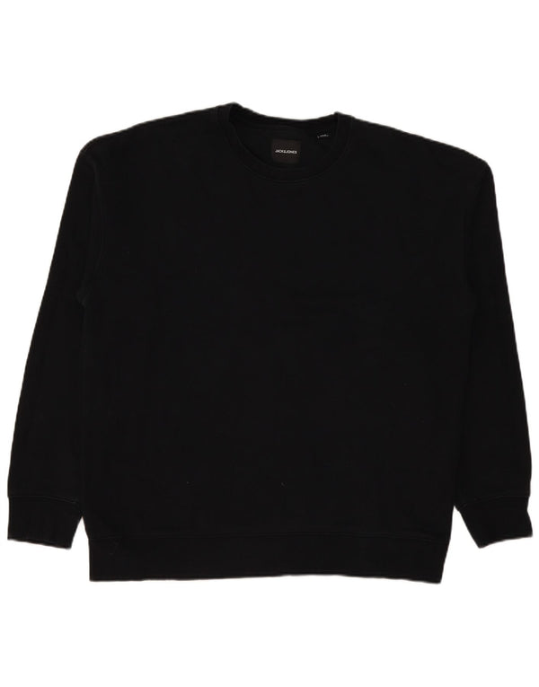 Pulover Jack & Jones pentru bărbați, XL, bumbac negru
