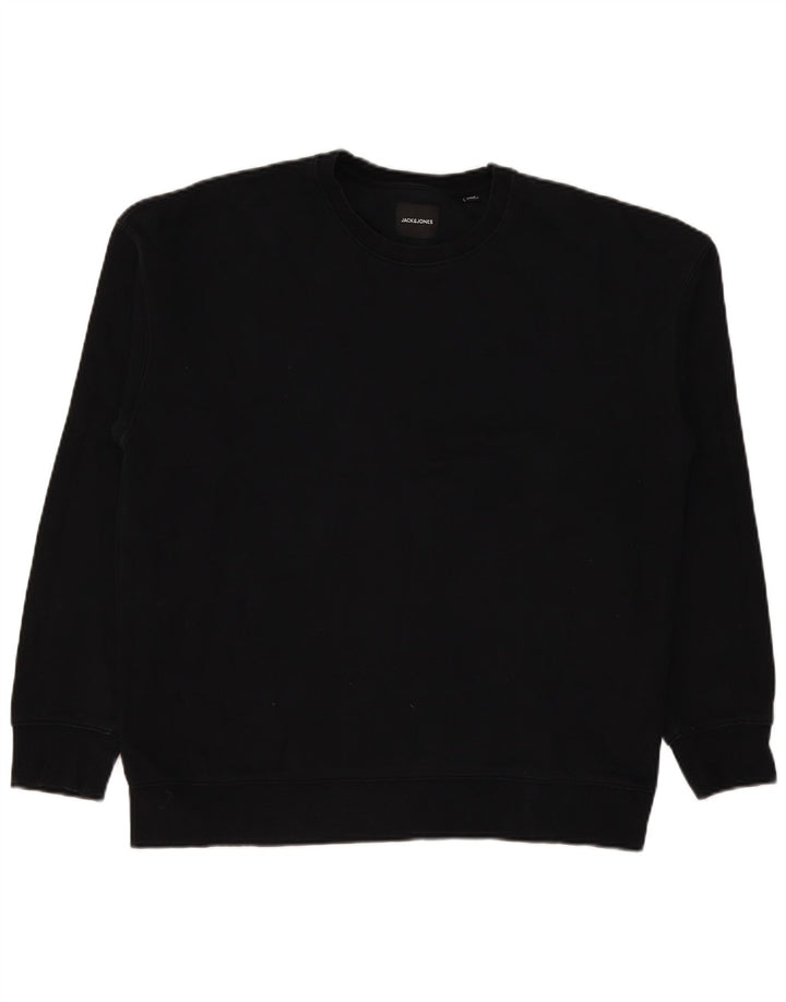 Pulover Jack & Jones pentru bărbați, XL, bumbac negru