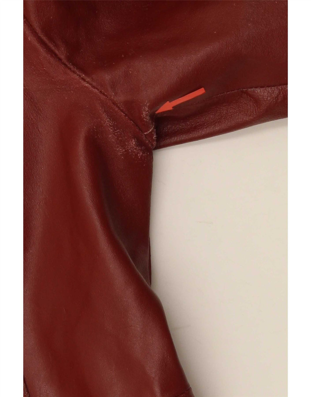 Palton de piele vintage pentru femei UK 14, mare, maro, piele
