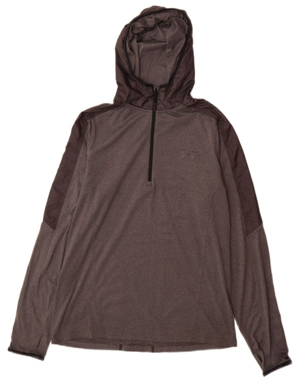 Top de trening Under Armour pentru bărbați, cu glugă, mare, gri
