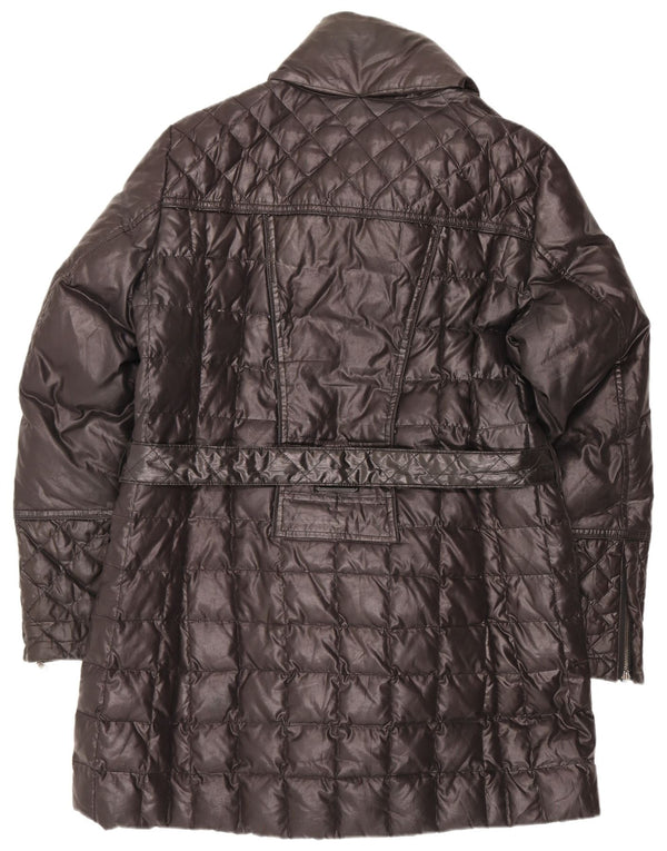 Trussardi Jeans Womens Padded Coat IT 48 XL Black Polyester