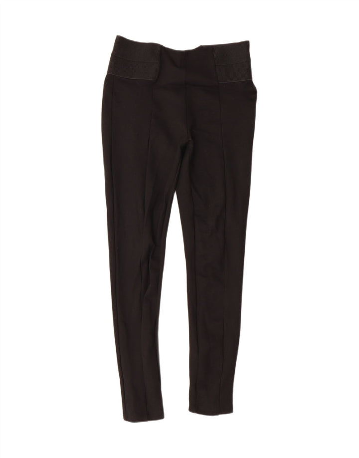 ZARA Womens Leggings UK 12 Medium  Black Viscose Vintage Zara and Second-Hand Zara from Messina Hembry 