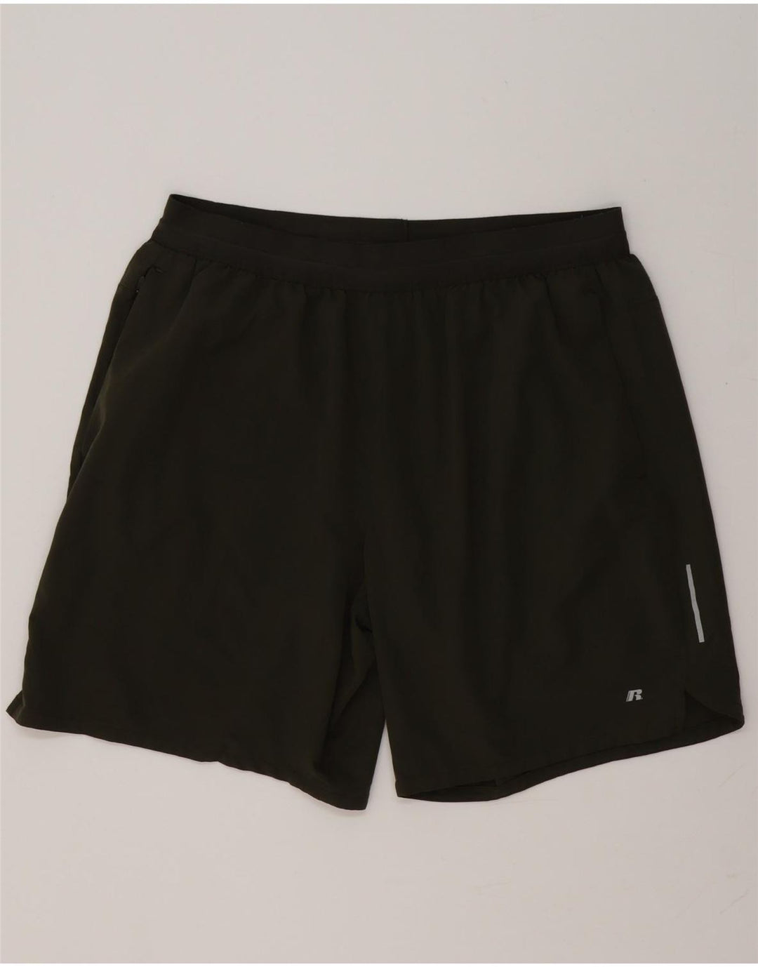 RUSSELL ATHLETIC Pantaloni scurți sport Dri-Power pentru bărbați XL Kaki Poliester