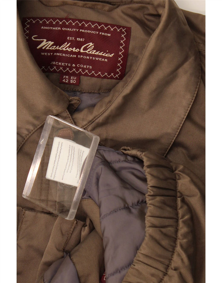 Jachetă căptușită pentru bărbați Marlboro Classics IT 50 mare, bej, bumbac