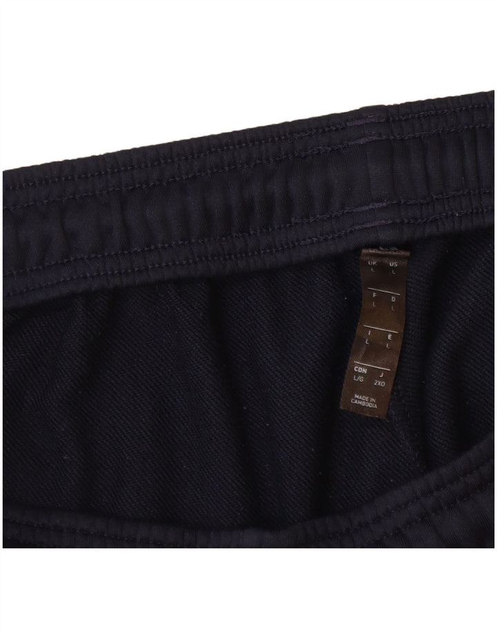 Pantaloni de trening Adidas pentru bărbați, mari, bleumarin, poliester color bloc