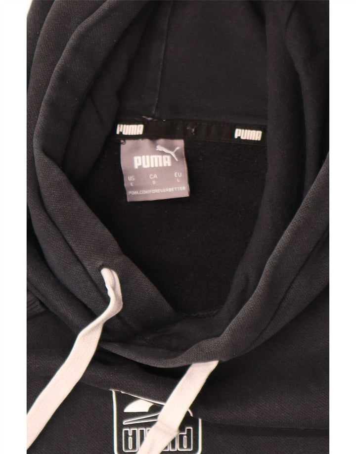 Pulover Puma pentru bărbați, mare, negru, bloc de culoare