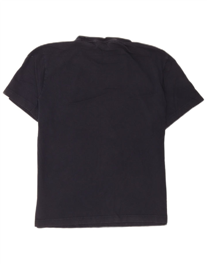 Tricou cu mânecă scurtă pentru bărbați Penguin, cu mâneci scurte, cu croiala normală, top mediu din bumbac bleumarin