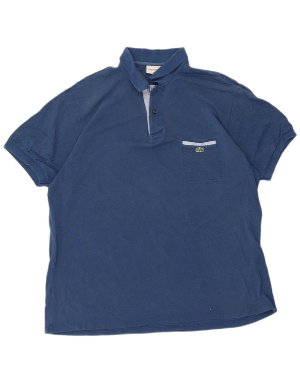 Tricou polo Lacoste Classic Fit Mărimea 7 2XL Bumbac albastru