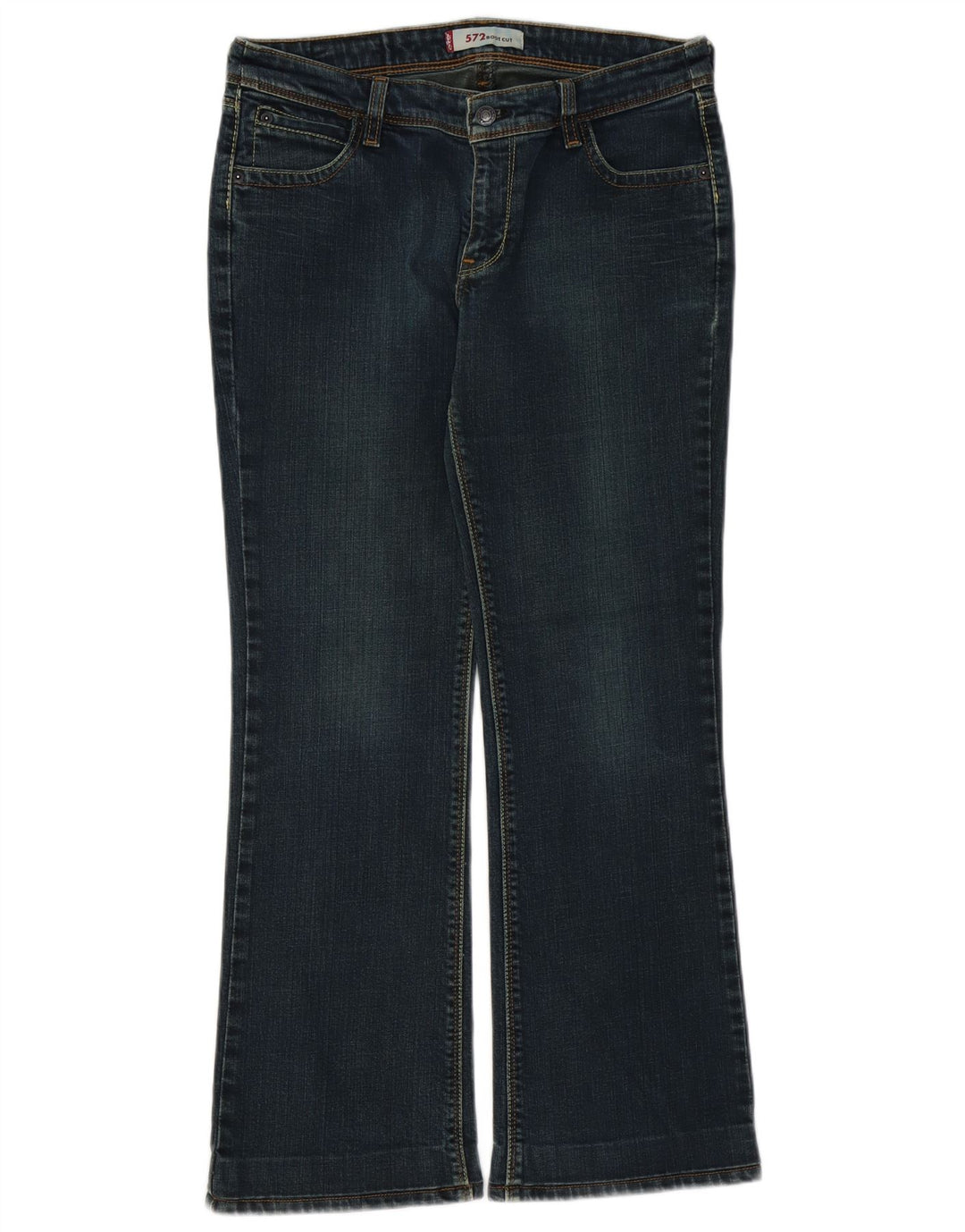 Blugi LEVI'S 572 Bootcut W32 L29 Bumbac albastru