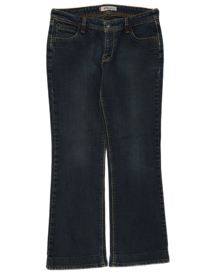 Blugi LEVI'S 572 Bootcut W32 L29 Bumbac albastru