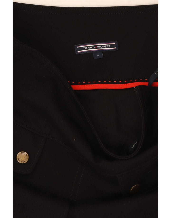 Fusta mini Tommy Hilfiger pentru femei US 4 Small W26 Black Viscose