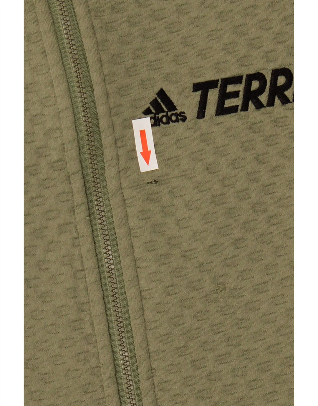 Jachetă de top pentru trening grafic Adidas pentru bărbați, poliester mediu kaki