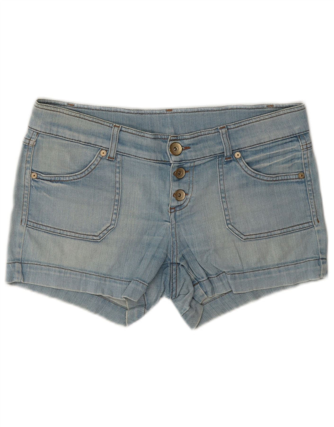Pantaloni scurți din denim pentru femei Benetton W32 Large Blue