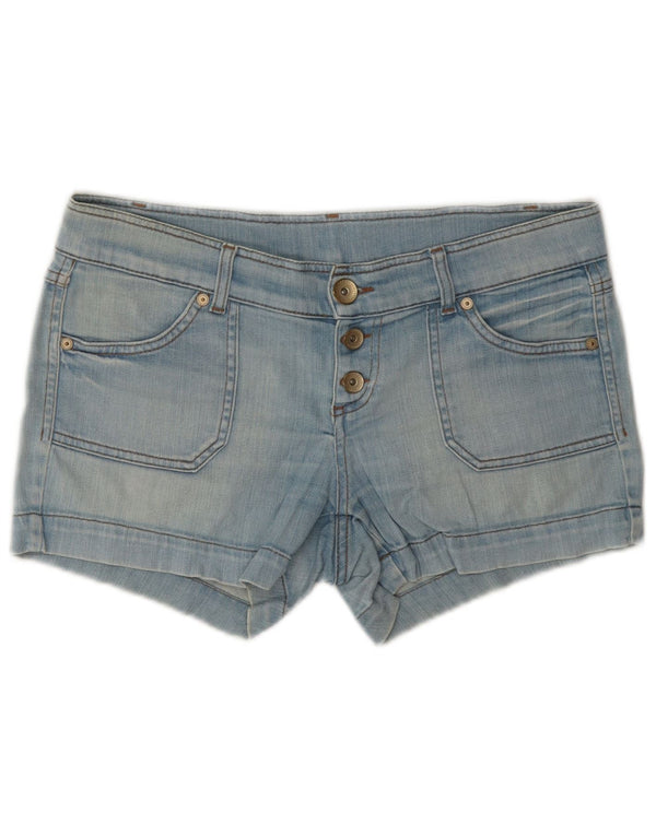 Pantaloni scurți din denim pentru femei Benetton W32 Large Blue