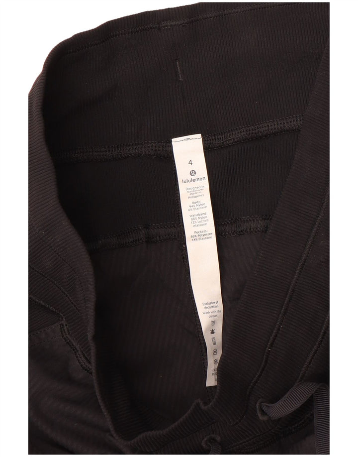Lululemon Pantaloni de trening pentru femei Joggeri US 4 Small Black Nylon