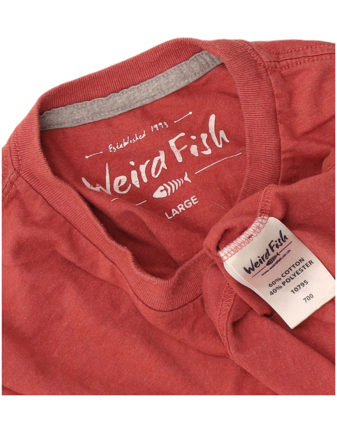Tricou pentru bărbați Weird Fish Top mare bumbac roz