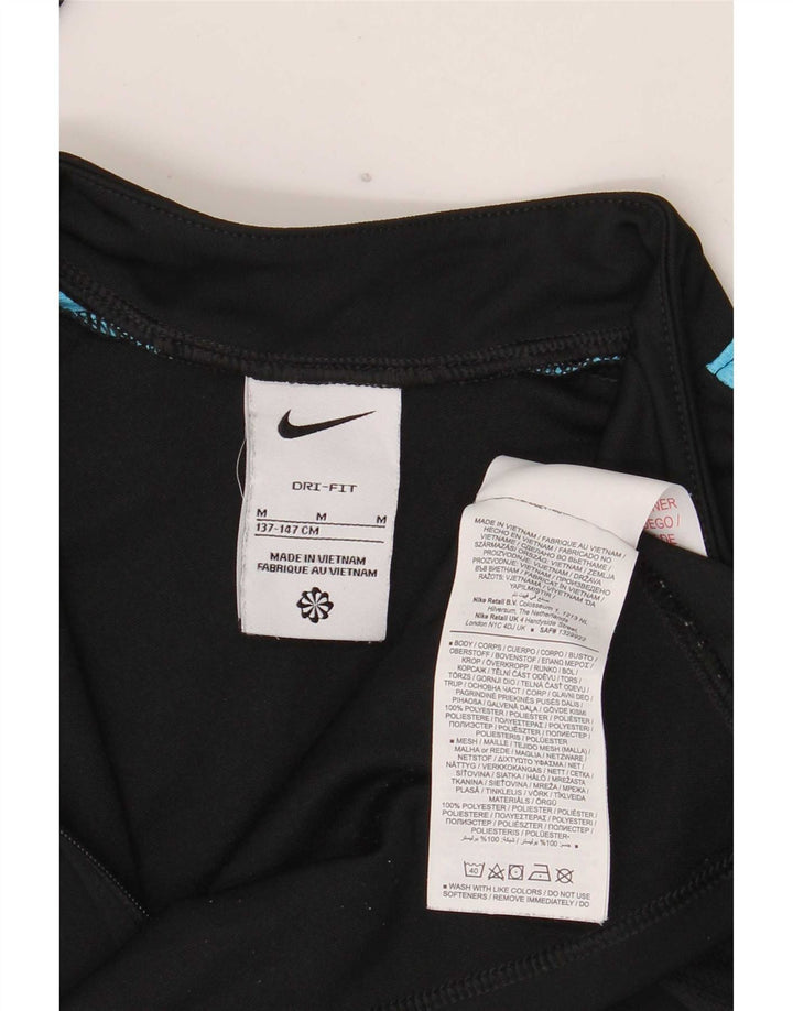 Trening pentru băieți Dri Fit Pullover Top 11-12 ani, negru, color block
