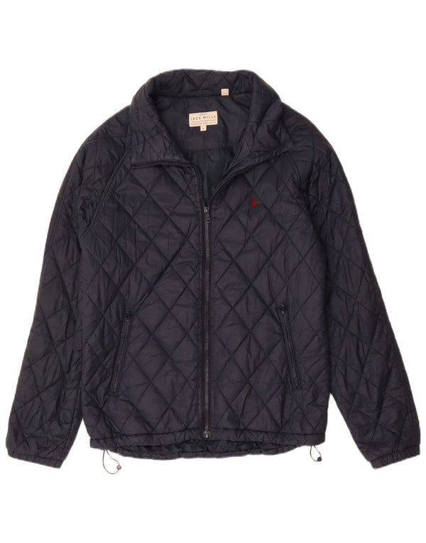 Jack Wills Jachetă matlasată pentru bărbați UK 38 Medium Navy Blue Marine