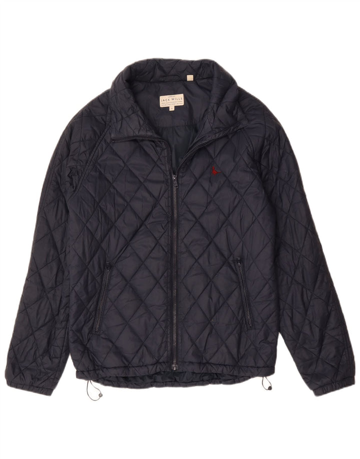 Jack Wills Jachetă matlasată pentru bărbați UK 38 Medium Navy Blue Marine