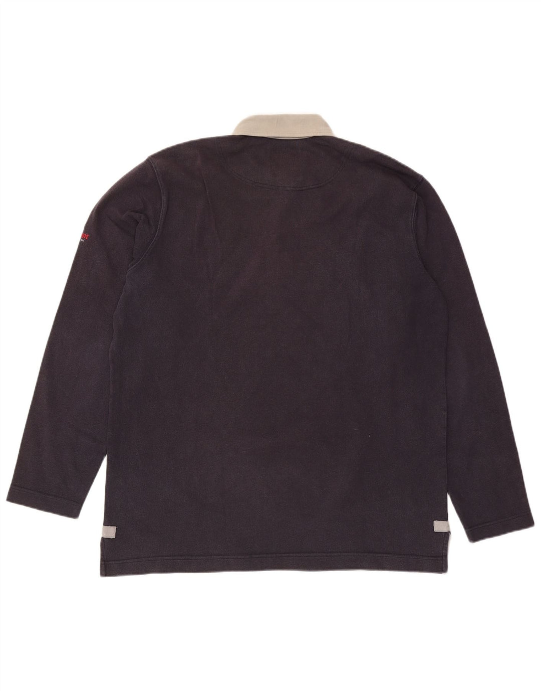 MURPHY & NYE tricou polo rugby cu mânecă lungă pentru bărbați 2XL bumbac bleumarin