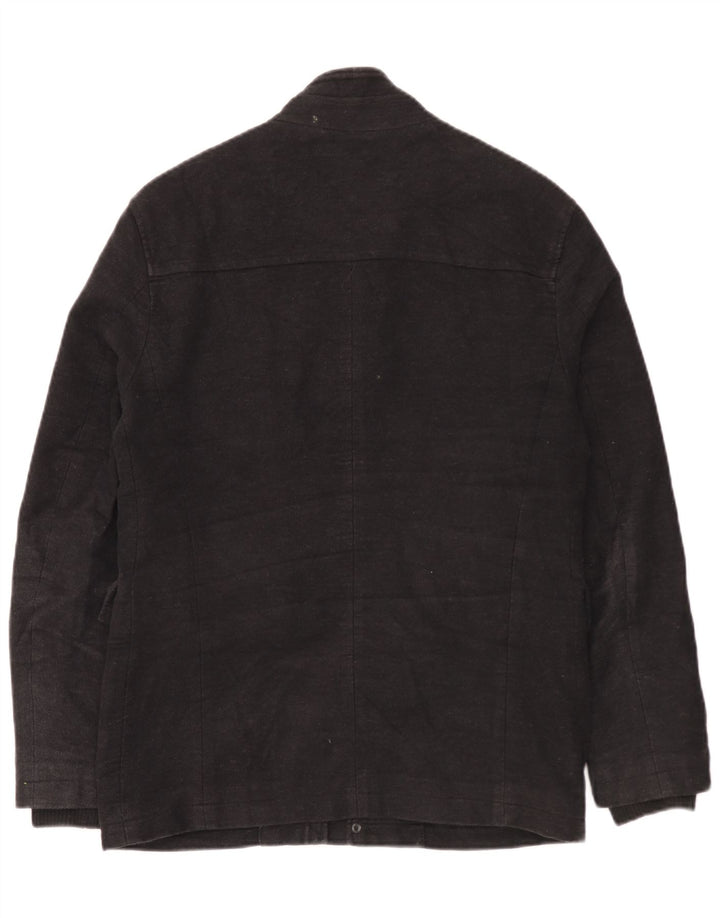 Palton pentru bărbați Marks & Spencer UK 36 Bumbac negru mic