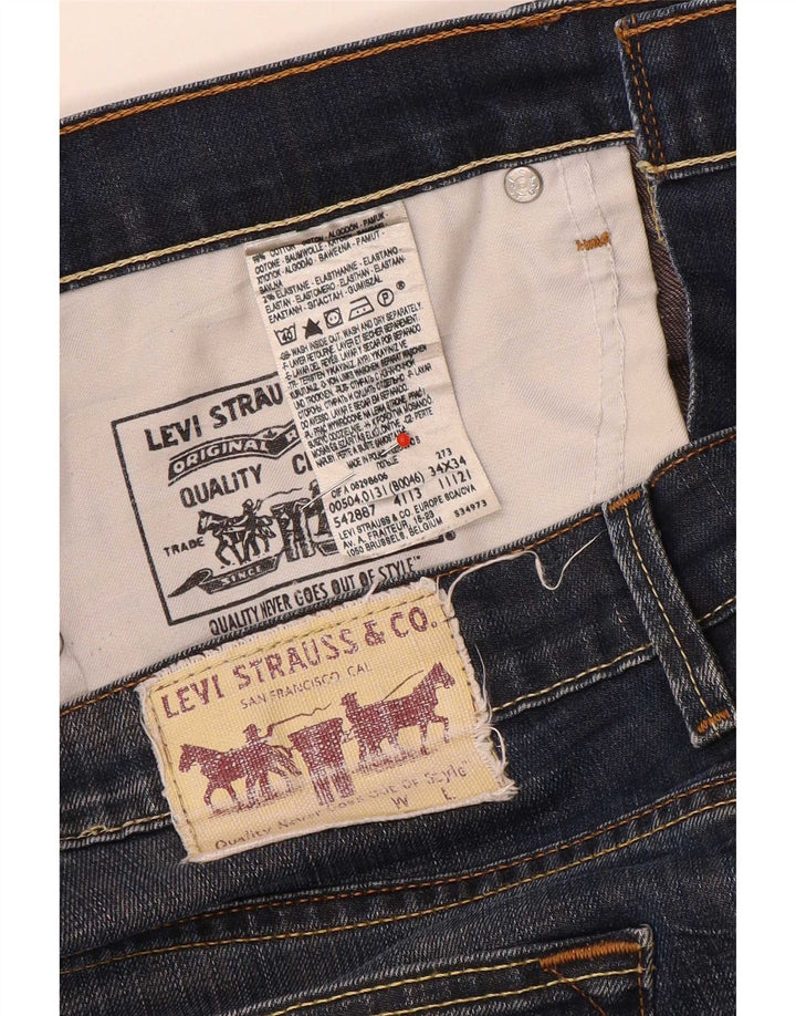Blugi drepti pentru bărbați Levi's W34 L29 Bumbac albastru