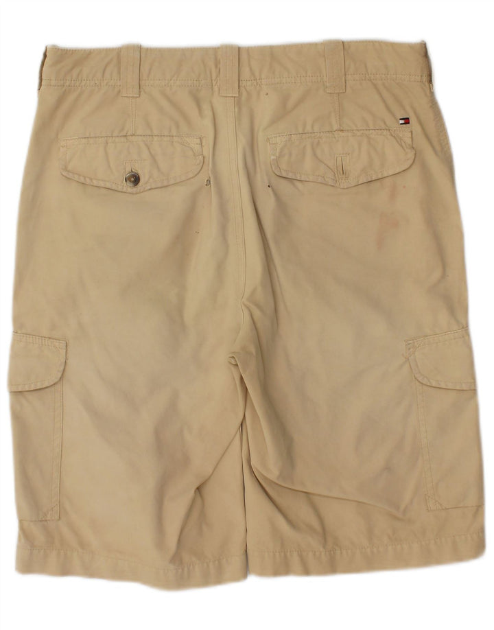 Pantaloni scurți cargo Tommy Hilfiger pentru bărbați W30, bumbac mediu kaki