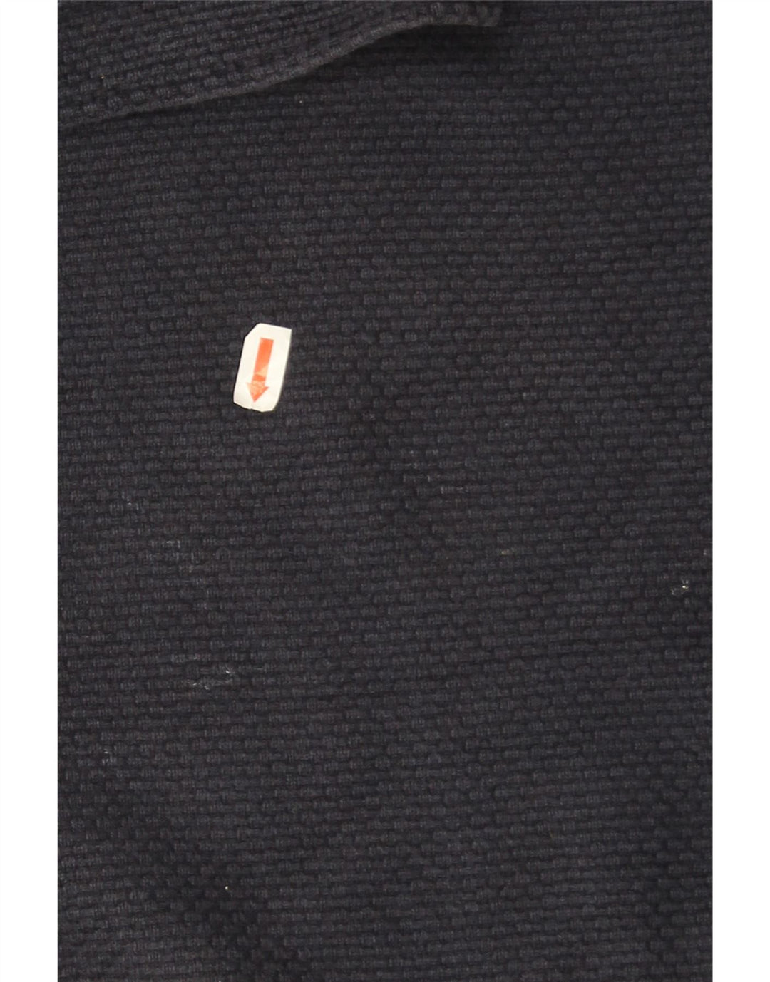 Massimo Dutti Pulover pentru bărbați cu gât cu nasturi, bumbac bleumarin 2XL
