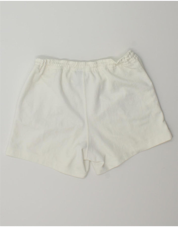 LOTTO Womens Sport Shorts UK 12 Medium White Vintage Lotto and Second-Hand Lotto from Messina Hembry 